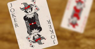 playing cards, joker, red